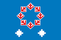 Syresi (Chuvashia), flag - vector image