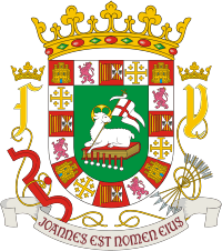 Puerto Rico, coat of arms - vector image