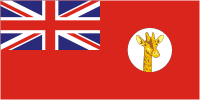 Tanganyika, flag (1919) - vector image