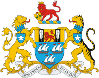 Mumbai (Bombay, India), coat of arms (19th century)