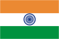 India, flag - vector image