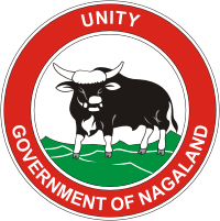 Nagaland (state in India), seal - vector image