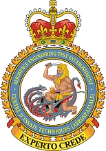 Vector clipart: Canadian Forces Aerospace Engineering Test Establishment (AETE), badge (insignia)