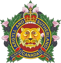 Vector clipart: Canadian Forces Argyll and Sutherland Highlanders, badge (insignia)