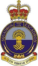 Vector clipart: Canadian Forces 737th Communication Squadron (Saskatoon), badge (insignia)