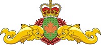 ВМФ Канады, эмблема подводников - векторное изображение