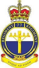 Векторный клипарт: Canadian Forces 77th Communication Regiment, badge