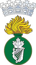 Vector clipart: Canadian Forces Irish Fusiliers of Canada (The Vancouver Regiment), badge