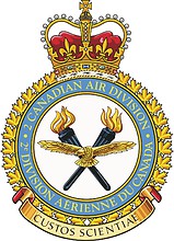 Canadian Forces 2nd Canadian Air Division, badge - векторное изображение