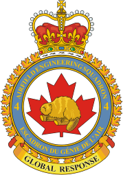 Canadian Air Force 4th Airfield Engineering Squadron, badge (insignia)