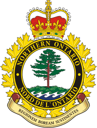 Canadian Forces Area Support Unit Northern Ontario, badge (insignia)