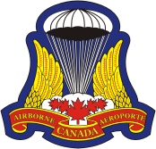 Vector clipart: Canadian Airborne Regiment, former emblem