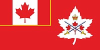 Canadian Army, Ensign (2013) - vector image