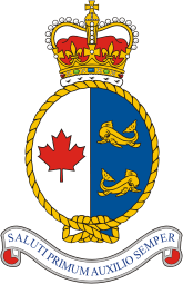 Vector clipart: Canadian Coast Guard (CCG), badge (insignia)