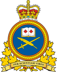Vector clipart: Canadian Forces Canadian Defence Academy, badge (insignia)