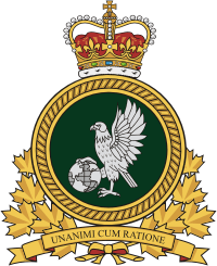 Вооруженные силы Канады, эмблема командования экспедиционных сил - векторное изображение