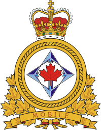Vector clipart: Canadian Force Mobile Command (FMC), former badge (insignia)