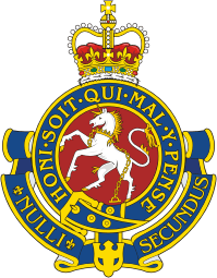 Canadian Forces The Governor General`s Horse Guards, regimental badge (insignia)