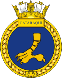 Canadian Naval Reserve HMCS Cataraqui, badge (crest)