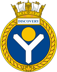 Canadian Naval Reserve HMCS Discovery (Canada), badge (crest) - vector image