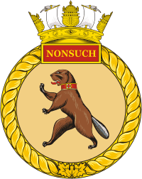 Canadian Naval Reserve HMCS Nonsuch (Canada), badge (crest) - vector image