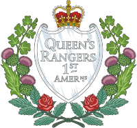 Canadian Forces The Queen's York Rangers (1st American Regiment), regiment badge (insignia) - vector image