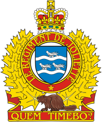 Vector clipart: Canadian Forces Le Régiment de Joliette, regimental badge (insignia)