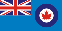 Royal Canadian Air Force (RCAF), former flag (1950-1960s) - vector image