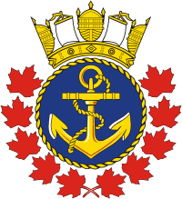 ВМС Канады, эмблема королевских военно-морских кадетов - векторное изображение