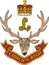 Vector clipart: Canadian Forces The Seaforth Highlanders of Canada, regimental badge (insignia)
