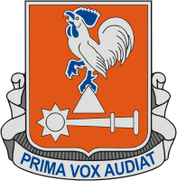 U.S. Army 123rd Signal Battalion, distinctive unit insignia - vector image