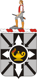 U.S. Army 12th Psychological Operations Battalion (12th PSYOP), coat of arms - vector image