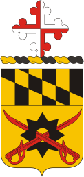 U.S. Army 158th Cavalry Regiment, coat of arms - vector image