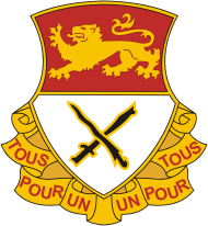 US-Heer 15. Cavalry Regiment, Emblem - Vektorgrafik