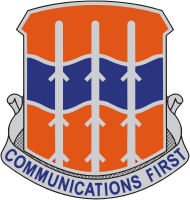 U.S. Army 16th Signal Battalion, distinctive unit insignia - vector image