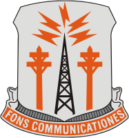 Вооруженные силы США, эмблема 17-го сигнального батальона (связи)