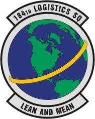 ВВС США, эмблема 184-й эскадрильи снабжения
