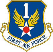 Vector clipart: U.S. 1st Air Force, emblem