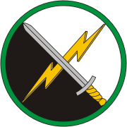 Vector clipart: U.S. Army 1st Information Operations Command (1st IOC), shoulder sleeve insignia