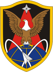 Вооруженные силы США, нарукавный знак (нашивка) 1-й космической бригады