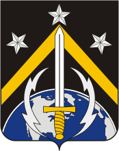 U.S. Army 1st Space Battalion, coat of arms - vector image