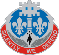 U.S. Army 204th Military Intelligence Battalion, distinctive unit insignia - vector image