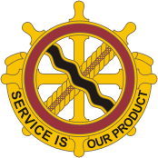 U.S. Army 24th Transportation Battalion, distinctive unit insignia - vector image