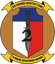 Морская пехота США, эмблема 2-й экспедиционной бригады морской пехоты