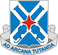 Вооруженные силы США, эмблема 305-го батальона военной разведки - векторное изображение