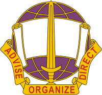 Vector clipart: U.S. Army 308th Civil Affairs Brigade, distinctive unit insignia