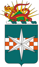 U.S. Army 313th Military Intelligence Battalion, coat of arms - vector image
