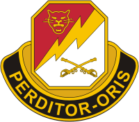 Векторный клипарт: Вооруженные силы США, эмблема 316-й кавалерийской бригады