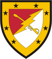 Векторный клипарт: Вооруженные силы США, нарукавный знак (нашивка) 316-й кавалерийской бригады