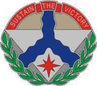 U.S. Army 316th Sustainment Command, distinctive unit insignia - vector image